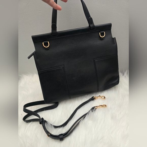 Tory Burch Black Leather Bag - Picture 2 of 11
